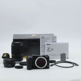 【ショット数80】Nikon Z30 ダブルズームキット｜APS-C ミラーレス一眼 Zマウント｜標準＋望遠レンズ付属・軽量コンパクト・Vlog／旅行撮影向け ニコン【中古】