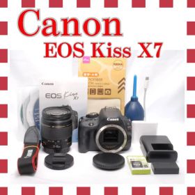 軽量❤️Canon EOS kiss X7❤️デジタル一眼レフスターターセット