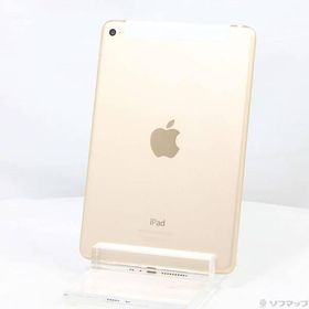 〔中古〕Apple(アップル) iPad mini 4 16GB ゴールド MK712J／A docomoロック解除SIMフリー〔198-ud〕