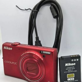 【スマホ転送OK】ニコン Nikon COOLPIX P6100 レッド