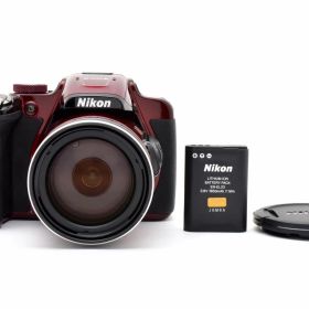 [良品] Nikon COOLPIX P610 レッド デジタルカメラ #2567628A