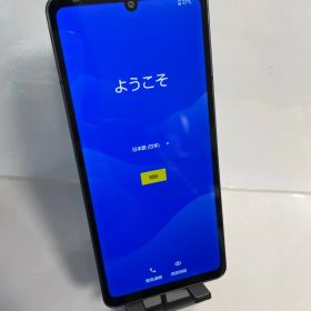 @【訳あり品】AQUOS sense6s au SIMロック解除済 64GB ブラック 7506