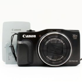 【新品級】CANON PowerShot SX700 HS ブラック#9906