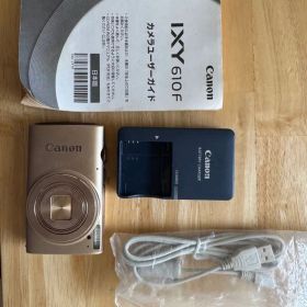 Canon IXY 610F ゴールド 本体と付属品