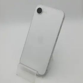 【中古】Apple 国内版 【SIMフリー】 iPhone 16e 128GB ホワイト MD1R4J/A【新橋烏森通り】保証期間１ヶ月【ランクA】