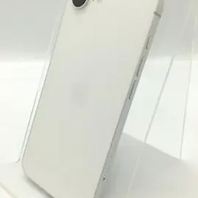 【中古】Apple docomo 【SIMフリー】iPhone 16e 128GB ホワイト MD1R4J/A【秋葉4号】保証期間１ヶ月【ランクB】