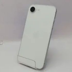 【中古】Apple docomo 【SIMフリー】iPhone 16e 128GB ホワイト MD1R4J/A【立川フロム中武】保証期間１ヶ月【ランクB】