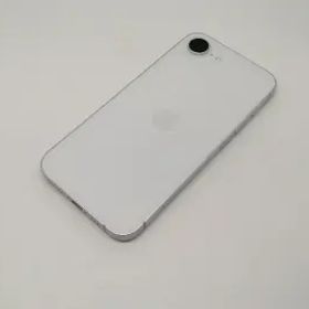 【中古】Apple ymobile 【SIMフリー】 iPhone 16e 128GB ホワイト MD1R4J/A【宇田川】保証期間１ヶ月【ランクA】