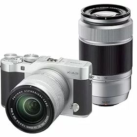 【中古】FUJIFILM ミラーレス一眼 X-A3 ダブルズームレンズキット シルバー X-A3WZLK-S