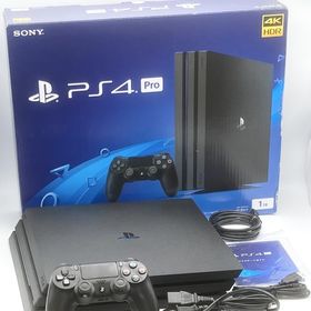 【中古 動作確認済】 PlayStation 4 Pro ジェット・ブラック 1TB( CUH-7100BB01)
