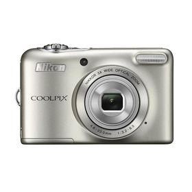 Nikon デジタルカメラ COOLPIX L32 シルバー 光学5倍ズーム 2005万画素 乾電池タイプ L32SL