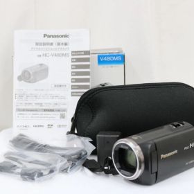 【返品保証】 【元箱付き】パナソニック Panasonic HC-V480MS ブラック 90x デジタルビデオカメラ e10753