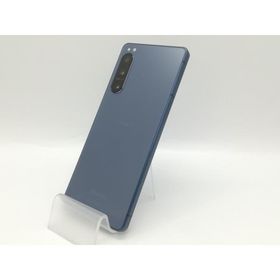 【中古】SONY docomo 【SIMフリー】 Xperia 5 IV 8GB 128GB SO-54C ブルー【福岡天神】保証期間１ヶ月【ランクB】