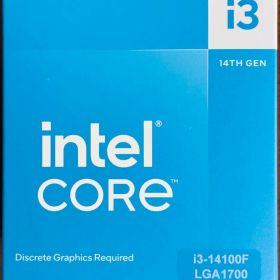 【新品未開封】Intel Core i3-14100F BOX LGA1700