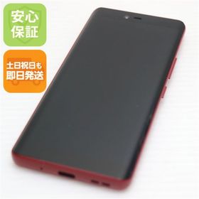 アンドロイド(ANDROID)の新品同様 SIMフリー Rakuten Hand 5G クリムゾンレッド M777(スマートフォン本体)