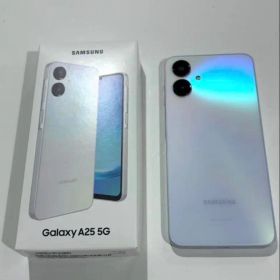 Samsung Galaxy A25 5G ホワイト系ライトブルー スマホ本体