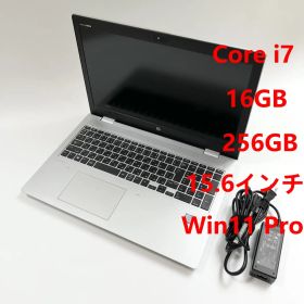 ノートパソコン HP ProBook 650 G5 Core i7 / 16GB / 256GB SSD / 15.6インチ / Win11 Pro / Webカメラ / 10キー 【中古】【良い】【7023236430807】