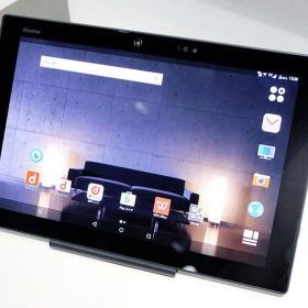 SIMフリー arrows Tab F-04H ブラック タブレット本体★訳あり