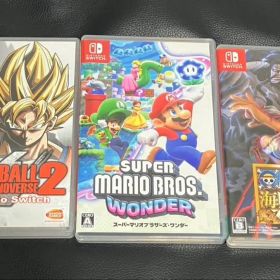【Switch3枚セット】マリオワンダー / 海賊無双4 / ゼノバース2