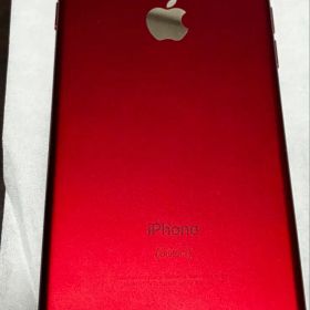 希少色 Apple iPhone 7 レッド 128ギガ 画面割れあり