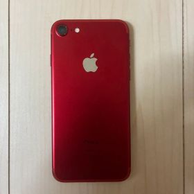 iPhone 7 (赤) ひび割れあり