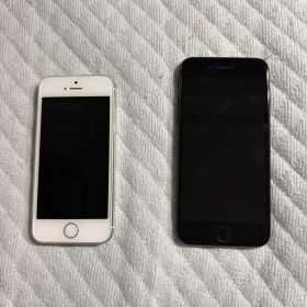iPhone 5 ホワイト & iPhone 7 ブラック セット