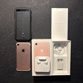 iPhone7 ローズゴールド 32GB SIMロックなし iFaceケース付き