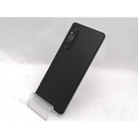 【中古】SONY au 【SIMフリー】 Xperia 1 V ブラック 12GB 256GB SOG10【新宿東口】保証期間１ヶ月【ランクB】