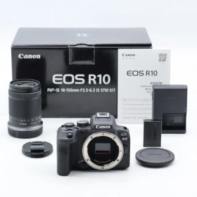 Canon EOS R10 RF-S18-150mm レンズキット｜APS-C ミラーレス一眼｜高速AF・高倍率ズーム・旅行／運動会向け EOSR10 キヤノン【中古】