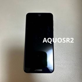 AQUOS R2ブラック 中古品 ケータイ本体 美品