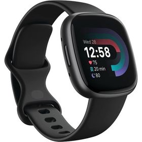 グーグル(Google)のGoogle スマートウォッチ Fitbit Versa 4 ブラック(腕時計(デジタル))