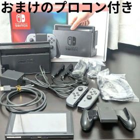 【中古 動作確認済み】任天堂Switch本体 + プロコントローラー等おまけ付き