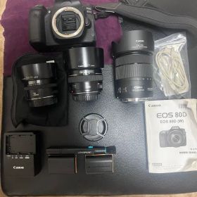 Canon EOS 80D レンズ3本セット