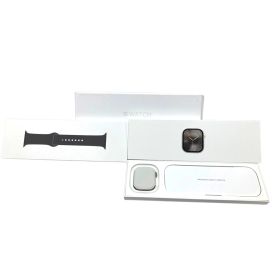 ★美品★ Apple Watch アップルウォッチ Series10 42mm GPS + Cellular チタニウム シルバー スポーツバンドM/L(未開封) キングラム[01]