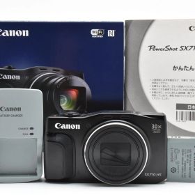 ★超極上★ キヤノン Canon PowerShot SX710 HS ブラック 《元箱付・付属品多数！》★完動品★ #A603128