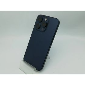 【中古】Apple 国内版 【SIMフリー】 iPhone 15 Pro 128GB ブルーチタニウム MTUA3J/A【秋葉5号】保証期間1ヶ月【ランクB】