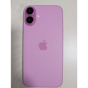 アップル(Apple)の【美品※傷無し】iPhone16plus 128GB 本体 ピンク 箱付き(スマートフォン本体)