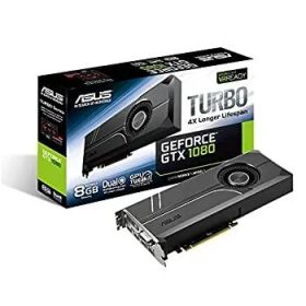 【中古】ASUSTek NVIDIA GeForce GTX1080搭載ビデオカード メモリ8GB TURBO-GTX1080-8G