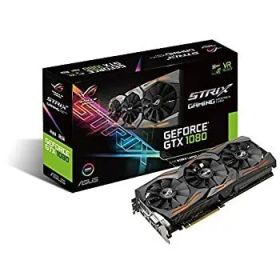 【中古】ASUS R.O.G. STRIXシリーズ NVIDIA GeForce GTX1080搭載ビデオカード ベースクロック1670MHz STRIX-GTX1080-A8G-GAMING