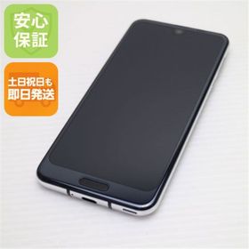 アクオス(AQUOS)の新品同様 SHV42 ブラック 本体 白ロム M000 SIMロック解除済み(スマートフォン本体)