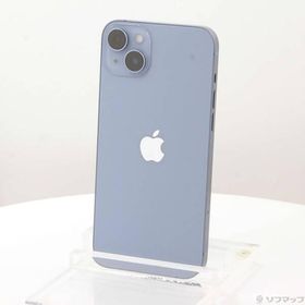 〔中古〕Apple(アップル) iPhone14 Plus 128GB ブルー MQ4H3J／A SIMフリー〔247-ud〕