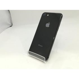 【中古】Apple au 【SIMロック解除済み】 iPhone 8 64GB スペースグレイ MQ782J/A【浜松駅前】保証期間１ヶ月【ランクB】