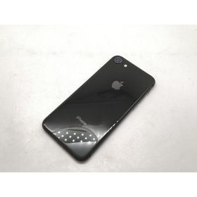 【中古】Apple au 【SIMロック解除済み】 iPhone 8 64GB スペースグレイ MQ782J/A【宇田川】保証期間１ヶ月【ランクC】