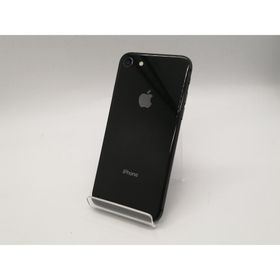 【中古】Apple au 【SIMロック解除済み】 iPhone 8 64GB スペースグレイ MQ782J/A【広島本通】保証期間１ヶ月【ランクC】