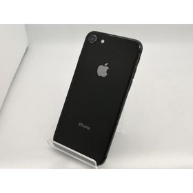 【中古】Apple SoftBank 【SIMロック解除済み】 iPhone 8 64GB スペースグレイ MQ782J/A【広島本通】保証期間１ヶ月【ランクC】