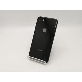 【中古】Apple au 【SIMロック解除済み】 iPhone 8 64GB スペースグレイ MQ782J/A【広島本通】保証期間１ヶ月【ランクB】