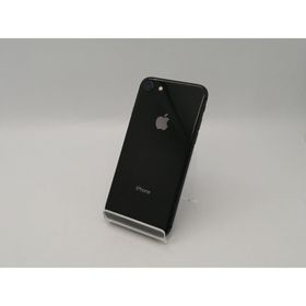 【中古】Apple au 【SIMロック解除済み】 iPhone 8 64GB スペースグレイ MQ782J/A【DS秋葉】保証期間１ヶ月【ランクB】