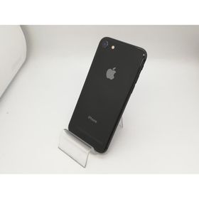 【中古】Apple au 【SIMロック解除済み】 iPhone 8 64GB スペースグレイ MQ782J/A【アリオ倉敷】保証期間１ヶ月【ランクC】