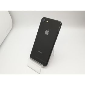 【中古】Apple au 【SIMロック解除済み】 iPhone 8 64GB スペースグレイ MQ782J/A【アリオ倉敷】保証期間１ヶ月【ランクC】