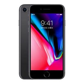 iPhone8[64GB] SIMロック解除 SoftBank スペースグレイ【安心 …